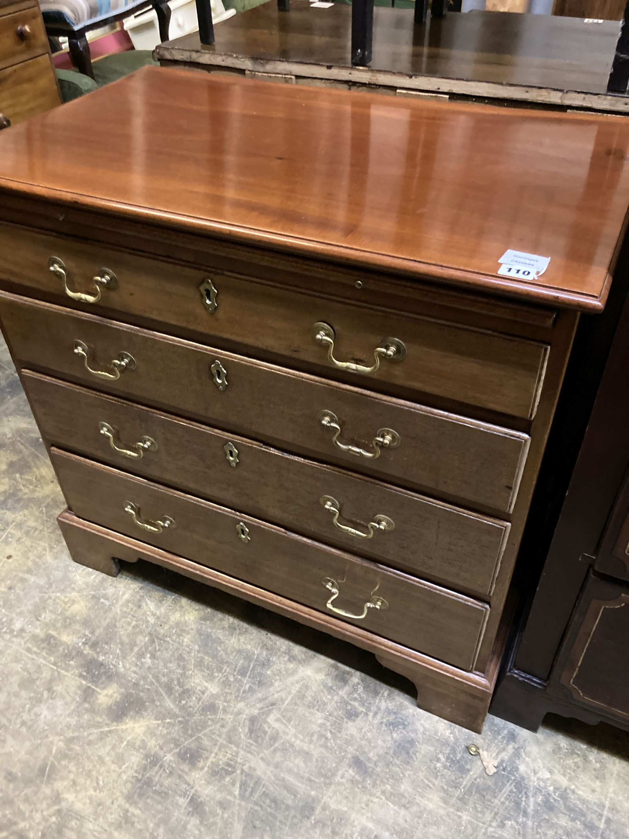 An early 19th century Swedish secretaire à abattant, width 105cm depth 50cm height 148cm